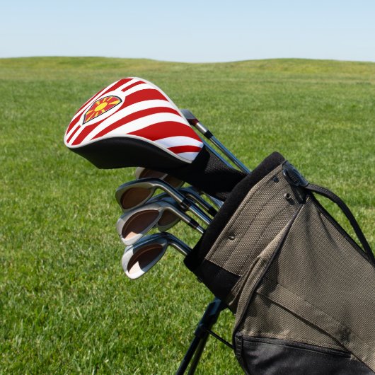 vlag Noord-Macedonië Golfheadcover (Insitu)