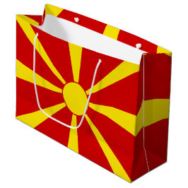 vlag Noord-Macedonië Groot Cadeauzakje