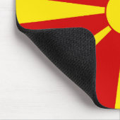 vlag Noord-Macedonië Muismat (Hoek)
