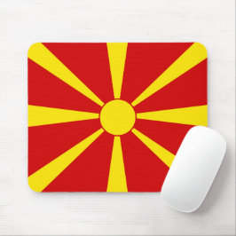 vlag Noord-Macedonië Muismat