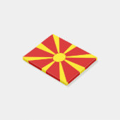 vlag Noord-Macedonië Post-it® Notes (Schuin)