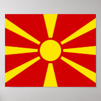 Vlag Noord-Macedonië
