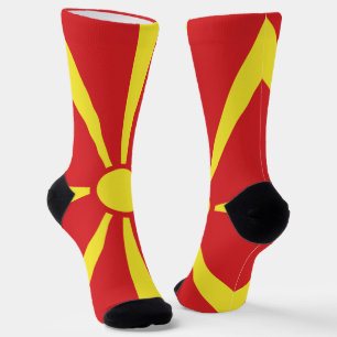 vlag Noord-Macedonië Sokken