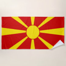 vlag Noord-Macedonië