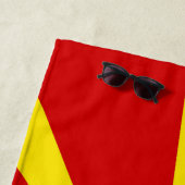 vlag Noord-Macedonië Strandlaken (In situ)