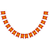 Vlag Noord-Macedonië Vlaggetjes (Alle)