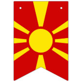 Vlag Noord-Macedonië Vlaggetjes (Eerste vlag)