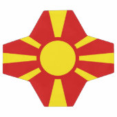 Vlag Noord-Macedonië Voetbal (Enkel)