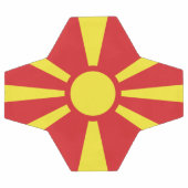 Vlag Noord-Macedonië Voetbal (Enkel)