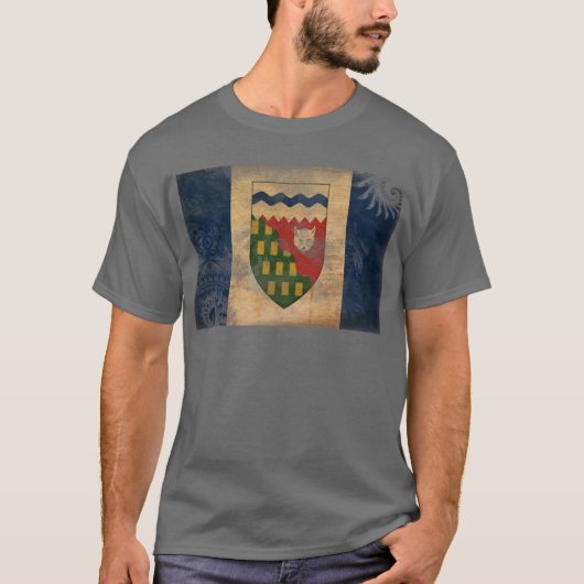 Vlag noordwestelijke gebieden t-shirt (Voorkant)