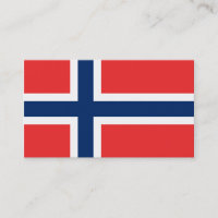Vlag Noorse Visitekaartjes