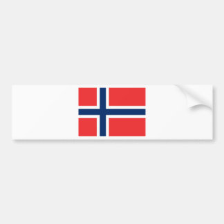 Vlag Noorwegen Bumpersticker