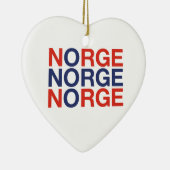 Vlag NOORWEGEN Keramisch Ornament (Rechts)