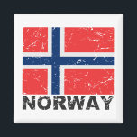 vlag Noorwegen Magneet<br><div class="desc">Dit is een ontwerp van de Noorse vlag. Show je nationale trots met stijl.</div>