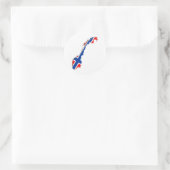 vlag noorwegen ronde sticker (Tas)