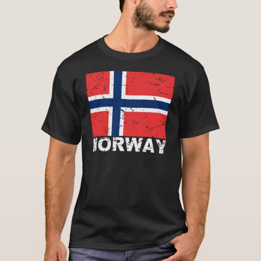 vlag Noorwegen T-shirt (Voorkant)