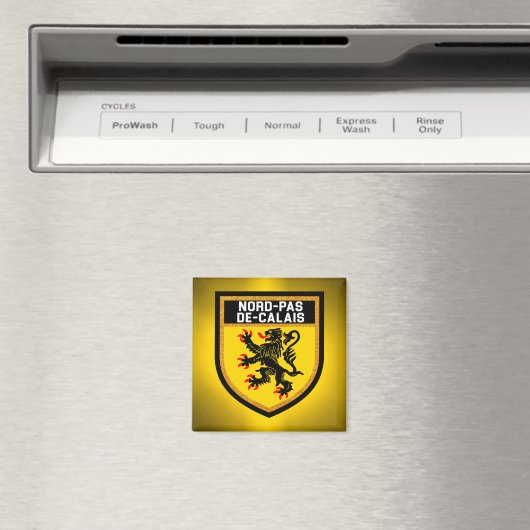 Vlag Nord-Pas-de-Calais Magneet (Insitu (Vaatwasser))