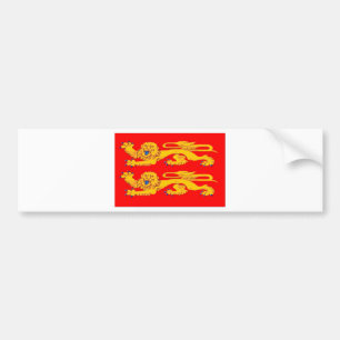 Vlag Normandy (Frankrijk) Bumpersticker