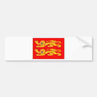 Vlag Normandy (Frankrijk) Bumpersticker