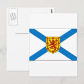 vlag Nova Scotia Briefkaart (Voorkant / Achterkant)