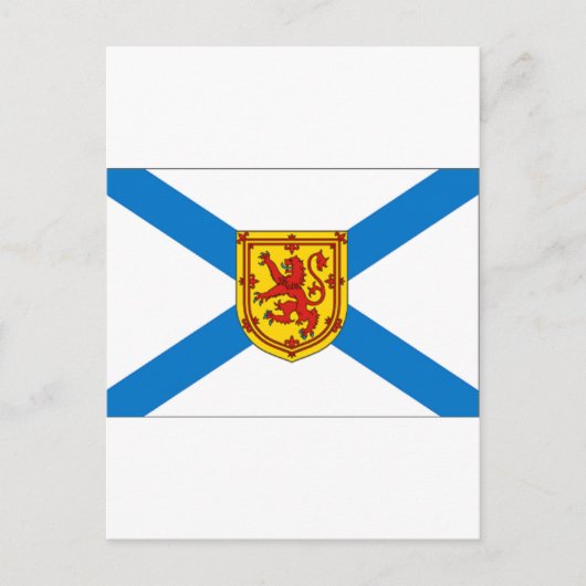 vlag Nova Scotia Briefkaart (Voorkant)