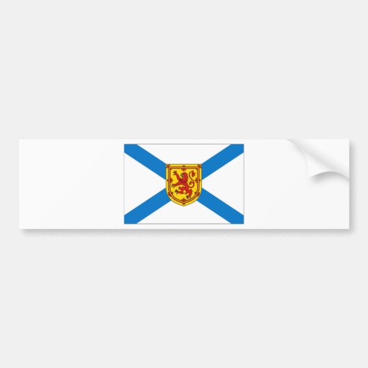 vlag Nova Scotia Bumpersticker (Voorkant)