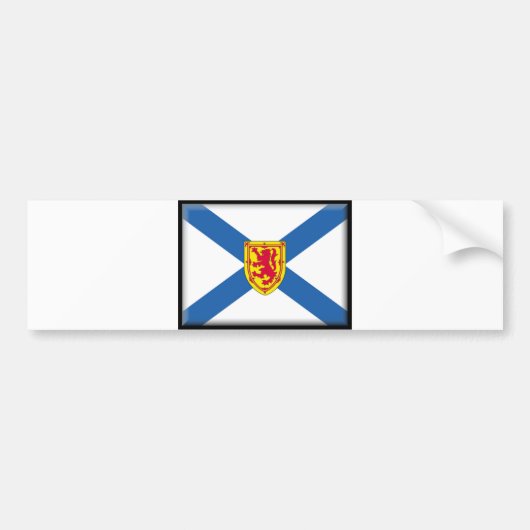 vlag Nova Scotia Bumpersticker (Voorkant)