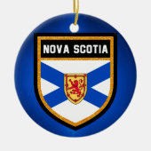 vlag Nova Scotia Keramisch Ornament (Voorkant)