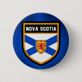 vlag Nova Scotia Ronde Button 5,7 Cm (Voorkant)