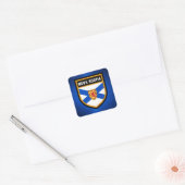 vlag Nova Scotia Vierkante Sticker (Envelop)