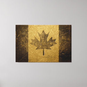  vlag nr. 3 van Canada Canvas Afdruk