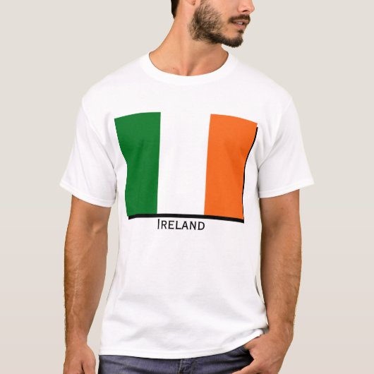 Vlag of Ierland T-Shirt (Voorkant)