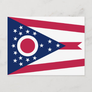 Vlag Ohio Briefkaart