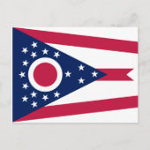 Vlag Ohio Briefkaart (Voorkant)