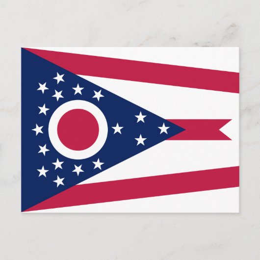 Vlag Ohio Briefkaart (Voorkant)