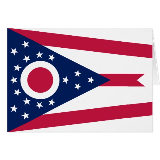 Vlag Ohio-staat (Voorkant Horizontaal)