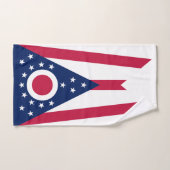 Vlag Ohio-staat Bad Handdoek (Handdoek)