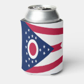 Vlag Ohio-staat Blikjeskoeler (Blikje Achterkant)