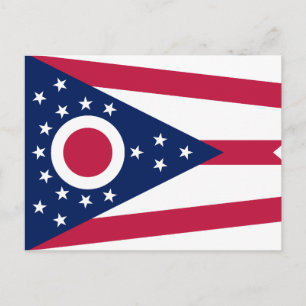Vlag Ohio-staat Briefkaart