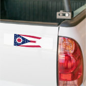 Vlag Ohio-staat Bumpersticker (Op Truck)