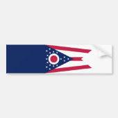 Vlag Ohio-staat Bumpersticker (Voorkant)