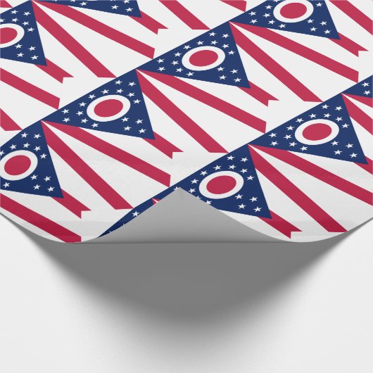 Vlag Ohio-staat Cadeaupapier (Hoek)