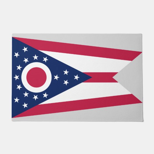 Vlag Ohio-staat Deurmat (Voorkant)