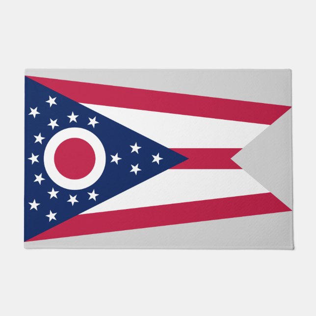 Vlag Ohio-staat Deurmat (Voorkant)