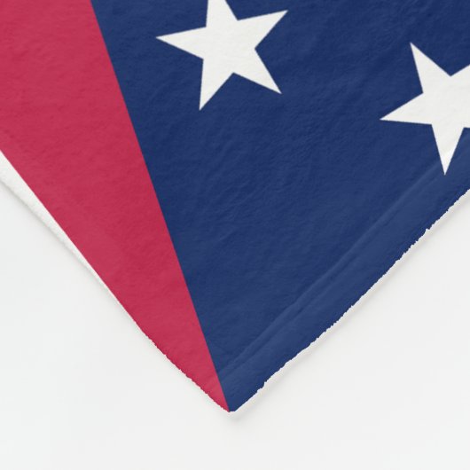 Vlag Ohio-staat Fleece Deken (Hoek)