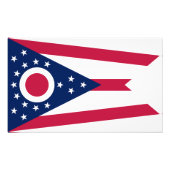 Vlag Ohio-staat Foto Afdruk (Voorkant)