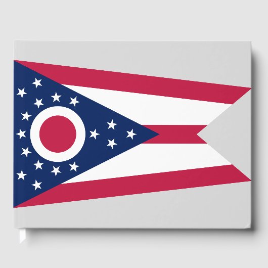 Vlag Ohio-staat Gastenboek (Voorkant)