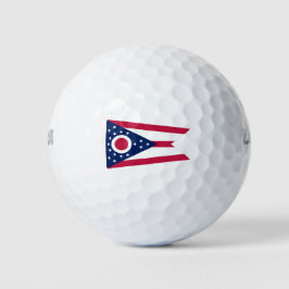 Vlag Ohio-staat Golfballen