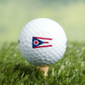 Vlag Ohio-staat Golfballen (Insitu Shirt)