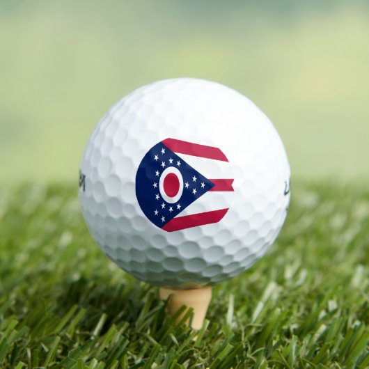 Vlag Ohio-staat Golfballen (Insitu Shirt)